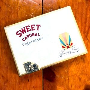 Vintage Sweet Caporal Cigarettes Tin